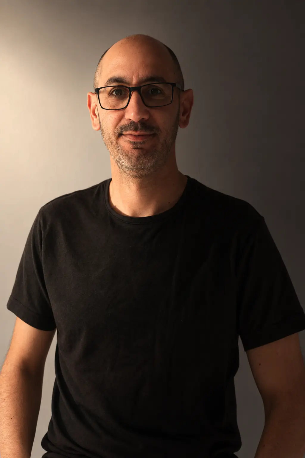 Portrait of screenwriter and director Javier L. Teso.